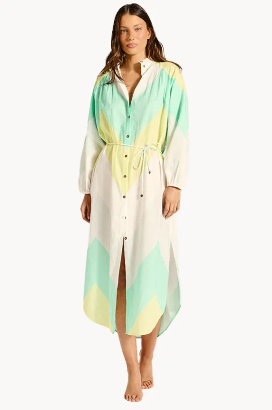 Dresses^Tigerlily Capri Lorena Dress Green/Blue