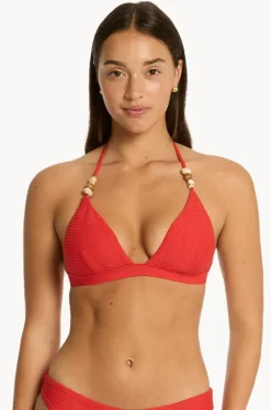 Bikini Tops^Sea Level Caracus Tri Halter Spice