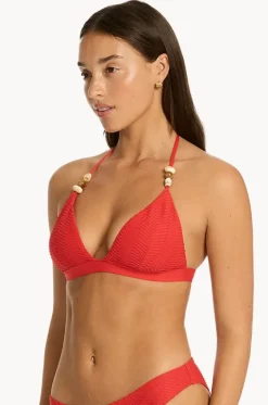 Bikini Tops^Sea Level Caracus Tri Halter Spice