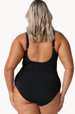 One Pieces^Capriosca Catalina Tank One Piece Black/multi