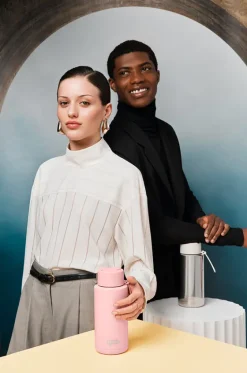 Drinkware|Drinkware^Frank Green Ceramic Drink Bottle 1L Blush