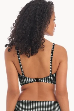 Bikini Tops^Freya Check In H Cup Sweetheart Bra Black/white