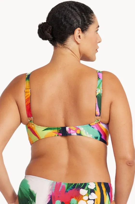 Bikini Tops^Artesands Chelona Delacroix Cross Front Bra Navy