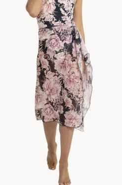 Sarongs^Jantzen Chiara Midi Mesh Sarong Navy