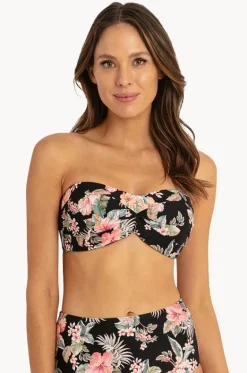 Bikini Tops^Sunseeker Chile D/DD Cup Wrap Bandeau Chile black