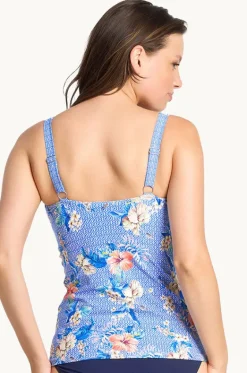 Tankini Tops^Sunseeker Chilio F/G Cup Ruched Tankini Separate Blue