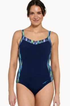 One Pieces^Zoggs Circus Ankor Clipback One Piece Navy/blue
