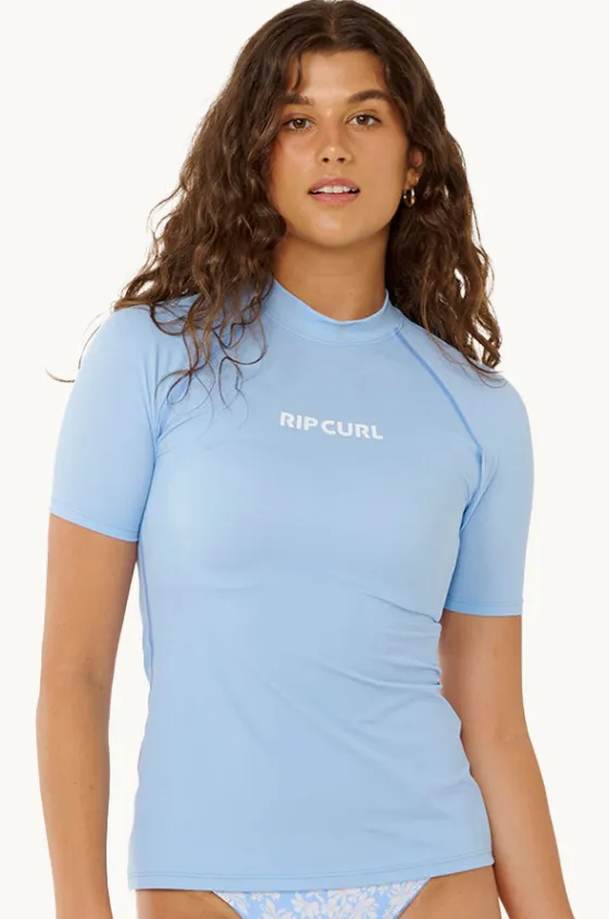 Rashies & Sunsuits^Rip Curl Classic Surf Short Sleeve Suntop Mid blue