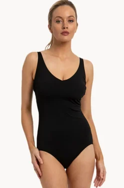 One Pieces^Poolproof Classics E/F Cup One Piece BLACK