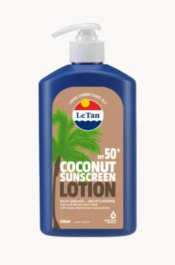 Travel|Home & Body^Le Tan Coconut Sunscreen SPF50+ 500ml