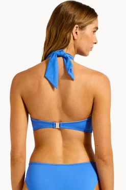Bikini Tops^Seafolly Collective Halter Bandeau Sapphire