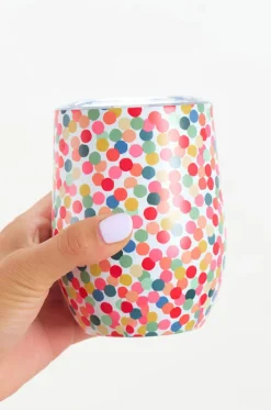 Picnic Vibes|Drinkware^Annabel Trends Confetti Wine Tumbler 350ml Multi