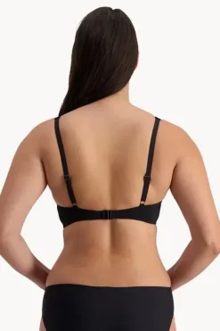 Bikini Tops^Moontide Contours F/G Cup Wrap Bra Black