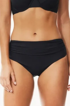 Bottoms^Moontide Contours High Ruched Front Pant Black