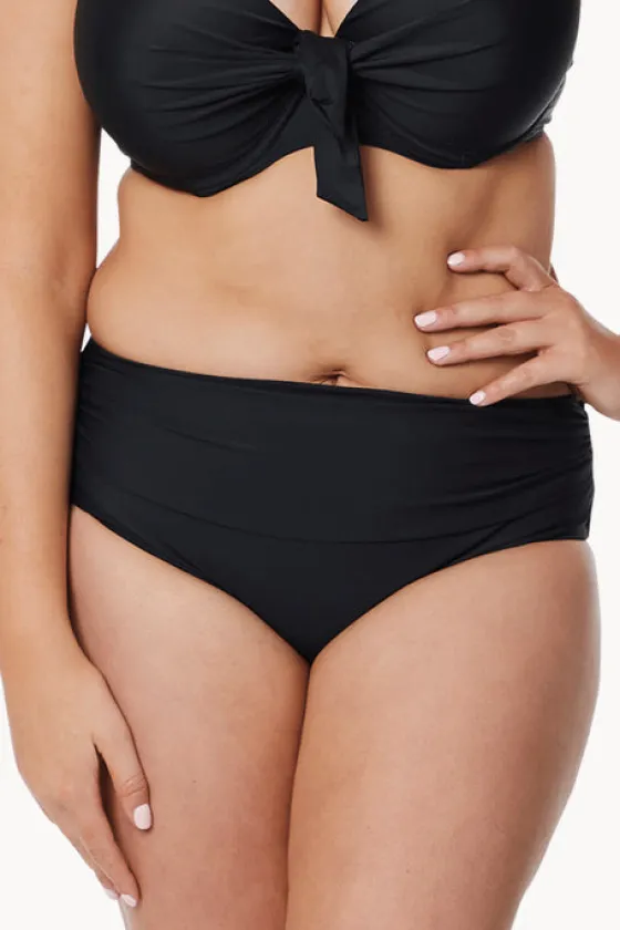 Bottoms^Moontide Contours High Ruched Front Pant Black