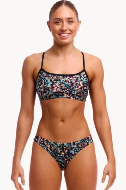 Bikini Sets^Funkita Copper Cluster Crop Set Black/multi
