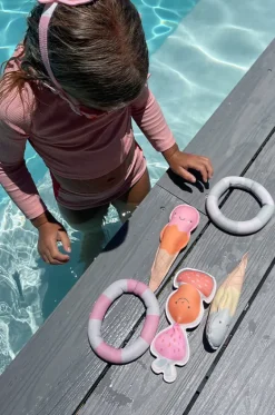 Beach & Pool Games^Sunny Life Cotton Candy Dive Buddies Set Of 6 Multi