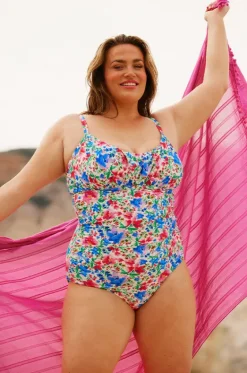 Sarongs^Capriosca Cotton Long Sarong Pink