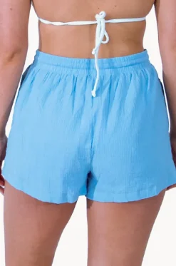 Shorts^Seafolly Crinkle Short Cornflower