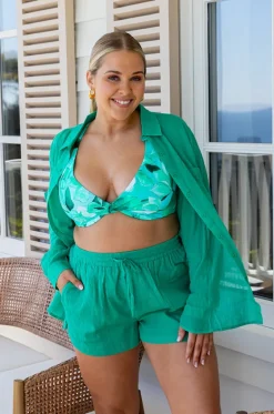 Shorts^Seafolly Crinkle Short Jade