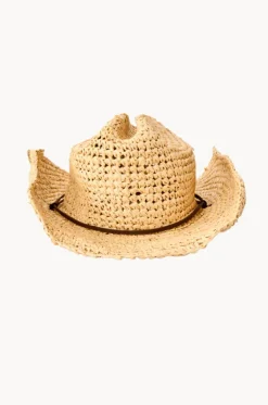 Headwear^Rip Curl Crushable Straw Cowgirl Hat Natural