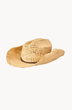 Headwear^Rip Curl Crushable Straw Cowgirl Hat Natural