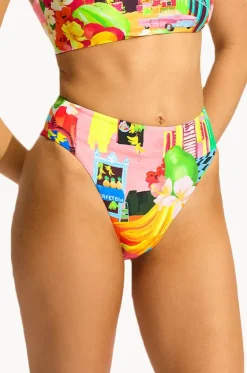 Bottoms^Seafolly Cuba High Rise Pant Turquoise