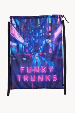 Sport Bags^Funky Trunks Cyber City Mesh Gear Bag Pink/purple