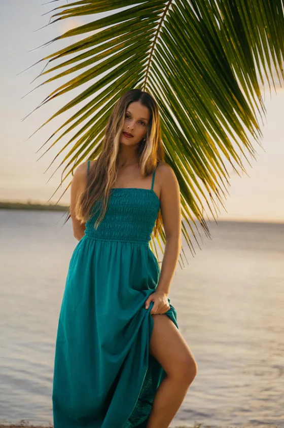 Dresses^Billabong Deep Maxi Dress Sea