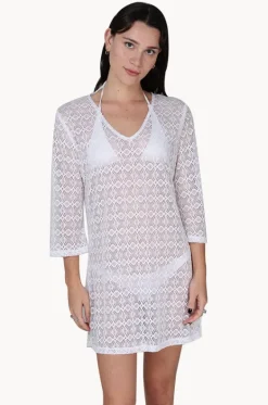 Overswim^J.valdi Diamante V Neck Tunic White