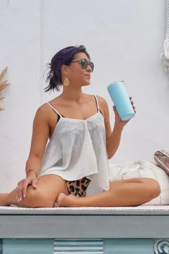 Drinkware|Drinkware^Annabel Trends Double Wall Smoothie Cup 500ml Blue