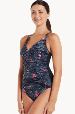 One Pieces^Zoggs Dusk Mystery Classic Back One Piece Black/Grey