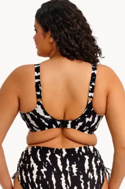 Bikini Tops^Elomi Swimwear Echo Shell G Cup Plunge Bra BLACK