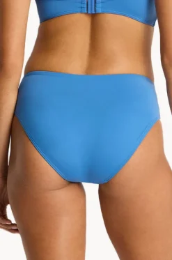 Bottoms^Sea Level Eco Essentials Mid Bikini Pant Denim