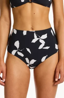 Bottoms^Jets Elora Bloom High Waist Pant Black