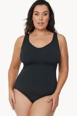 One Pieces^Speedo Endurance+ Contour Clipback One Piece BLACK