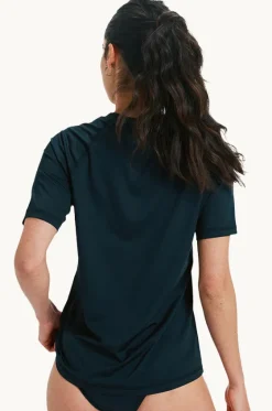 Rashies & Sunsuits^Roxy Essential Short Sleeve Suntop Black