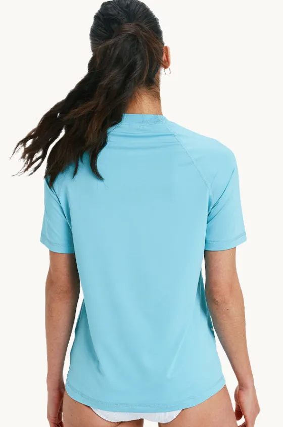 Rashies & Sunsuits^Roxy Essential Short Sleeve Suntop Coast