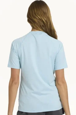 Rashies & Sunsuits^Roxy Essential Short Sleeve Suntop Sky blue