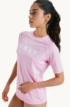 Rashies & Sunsuits^Roxy Essential Short Sleeve Suntop Bonbon
