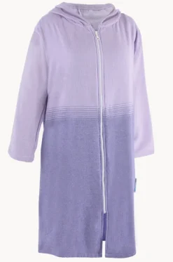 Towel Robes & Ponchos|Towel Robes & Ponchos^Back Beach Co Fade Hooded Towelling Robe L/XL Purple