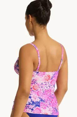 Tankini Tops^Sea Level Fiesta Cross Front Tankini Separate Pink