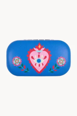 Travel^Annabel Trends Fiesta Heart Safe Keeper Blue/pink