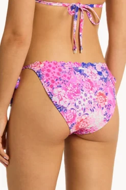 Bottoms^Sea Level Fiesta Tie Side Pant Pink