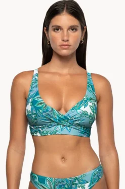 Bikini Tops^Nip Tuck Fiorenza Louise Cross Over Bra Mint