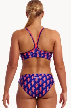 Bikini Sets^Funkita Flash Crop Set Navy/red