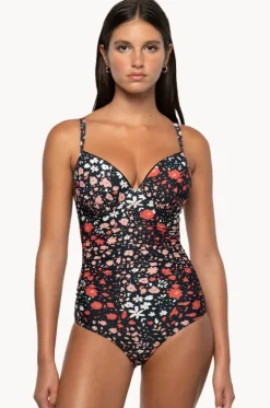 One Pieces^Nip Tuck Fleur Fiesta Isla DD/E Cup One Piece Black