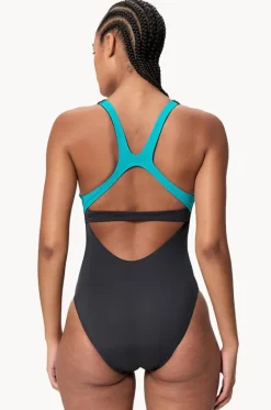 One Pieces^Speedo Flex Band One Piece Black/blue