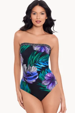 One Pieces^Miraclesuit Flora Aura Avanti One Piece Black/Multi