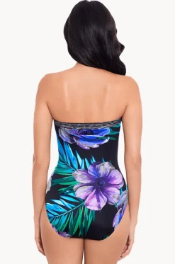 One Pieces^Miraclesuit Flora Aura Avanti One Piece Black/Multi